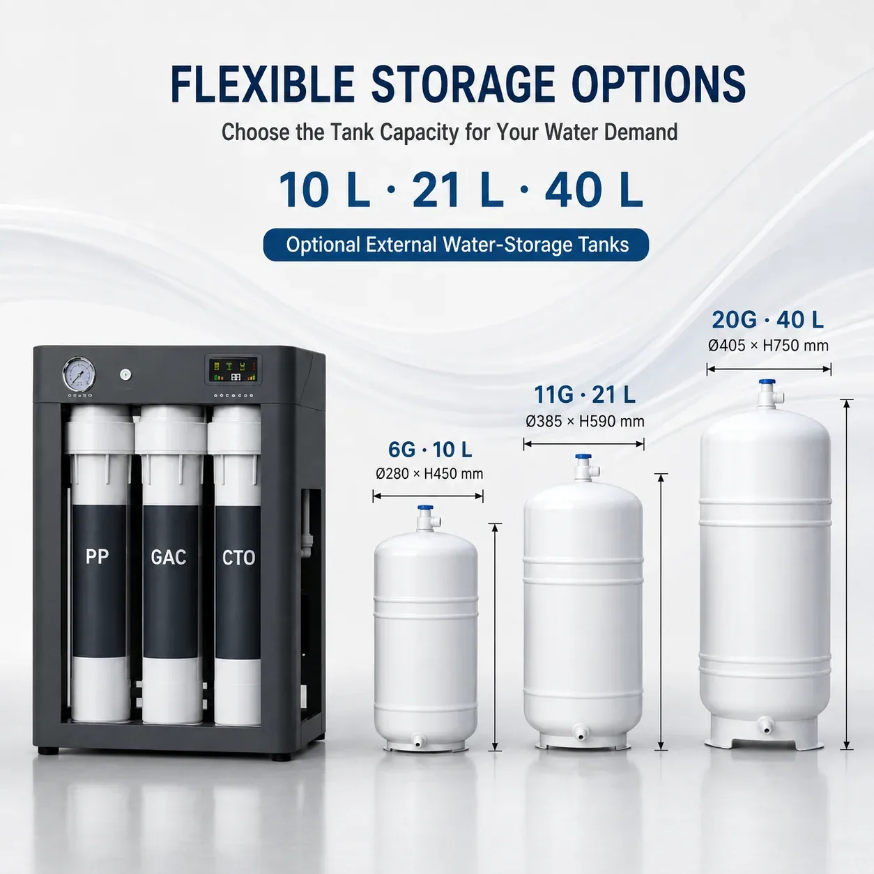 A01 Optional Storage Tanks