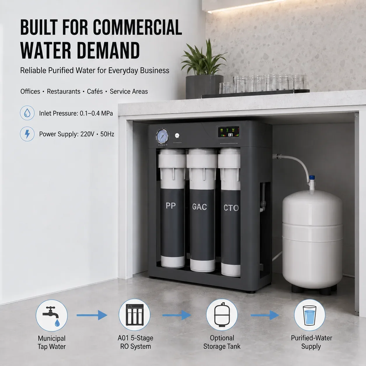 A01 Commercial Installation
