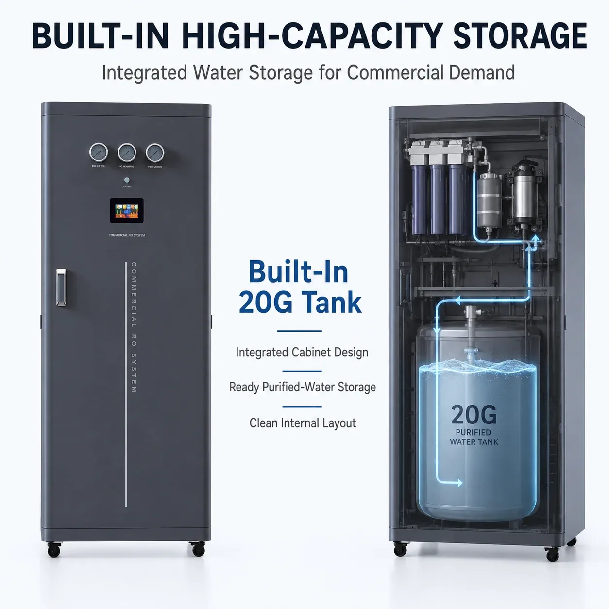A08 Built In 20G Water Storage