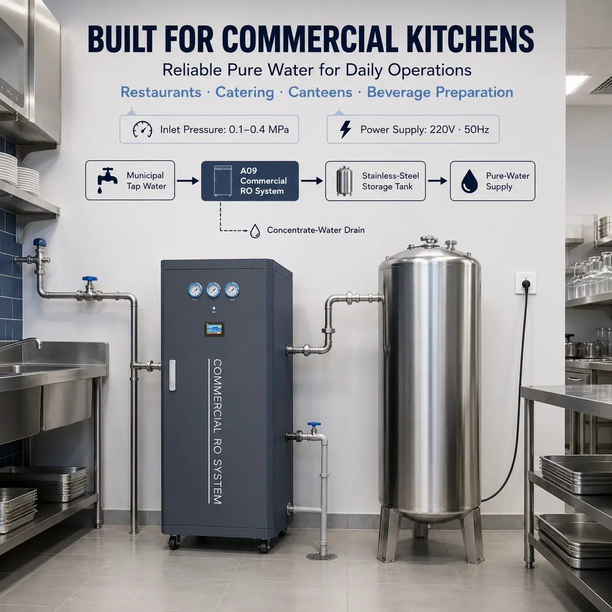 A09 Commercial Kitchen Installation