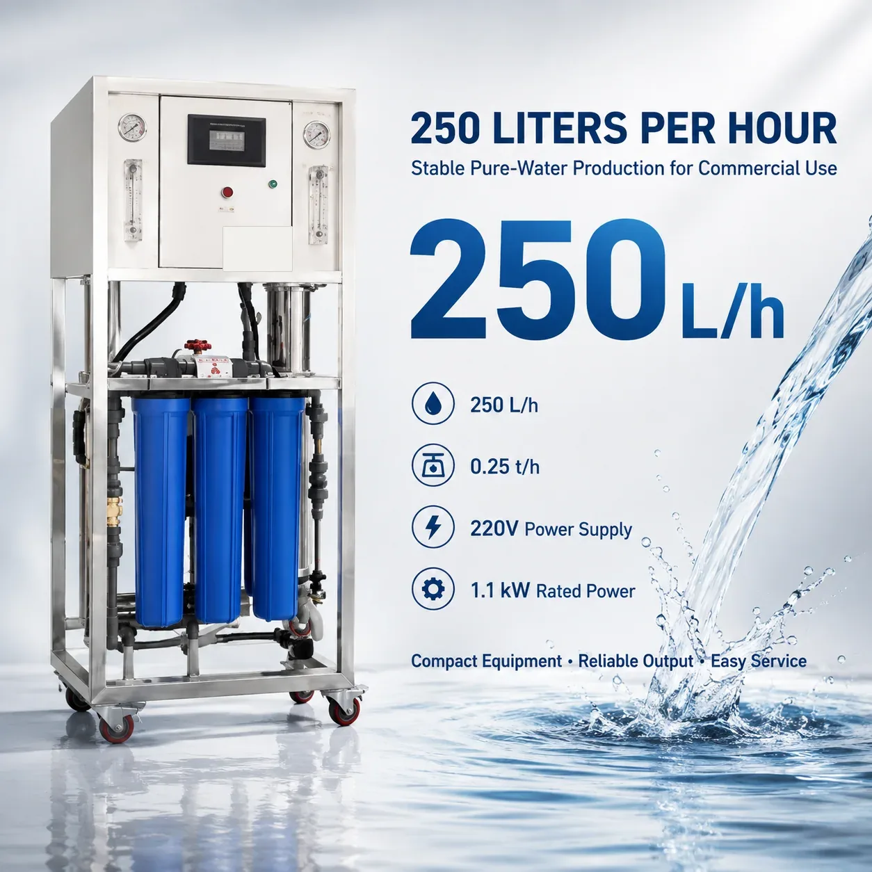 G01 LPH Pure Water Output