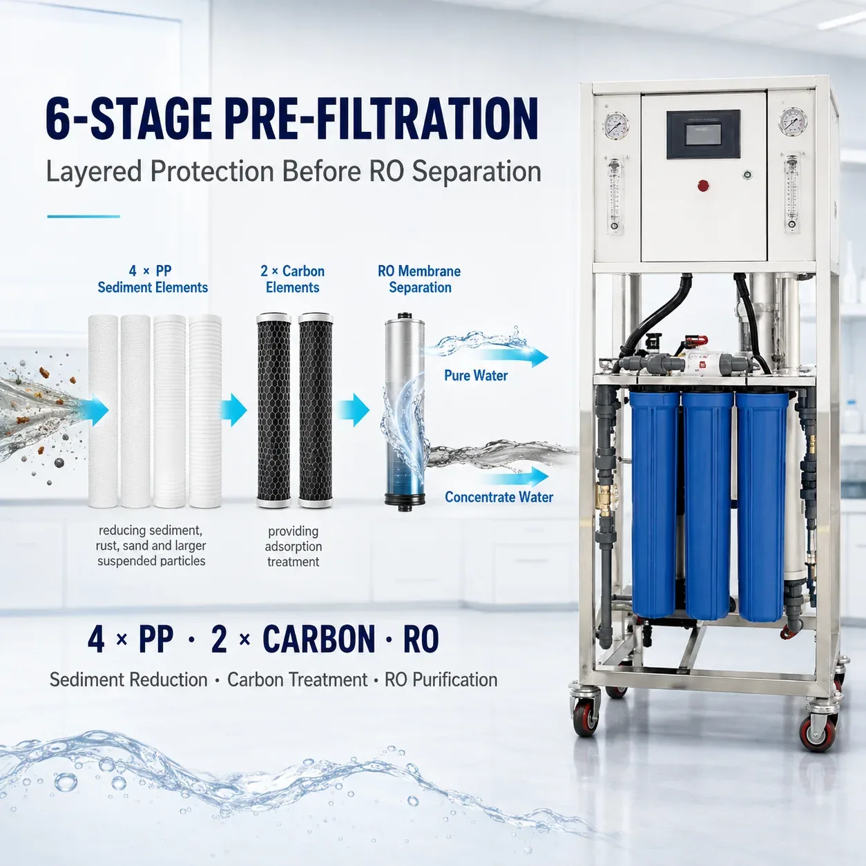 G02 Six Stage Pre Filtration and RO