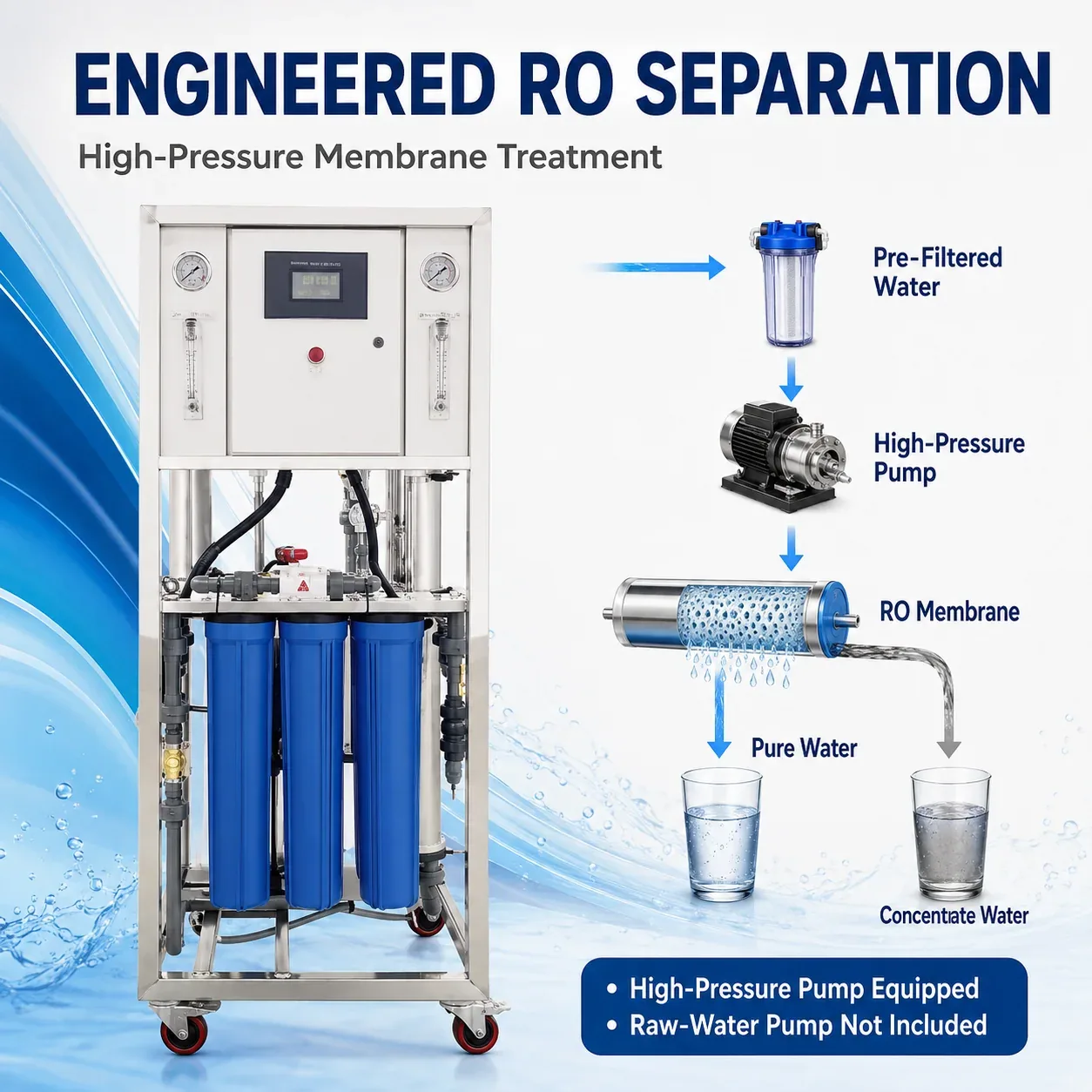 G03 RO Technology and High Pressure Pump