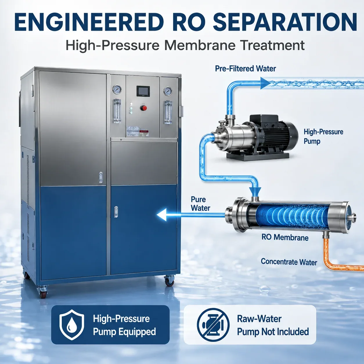 G05 RO Technology and High Pressure Pump