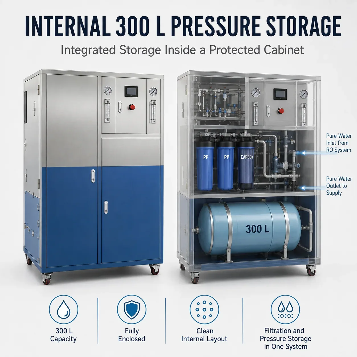 G06 Internal 300L Pressure Tank